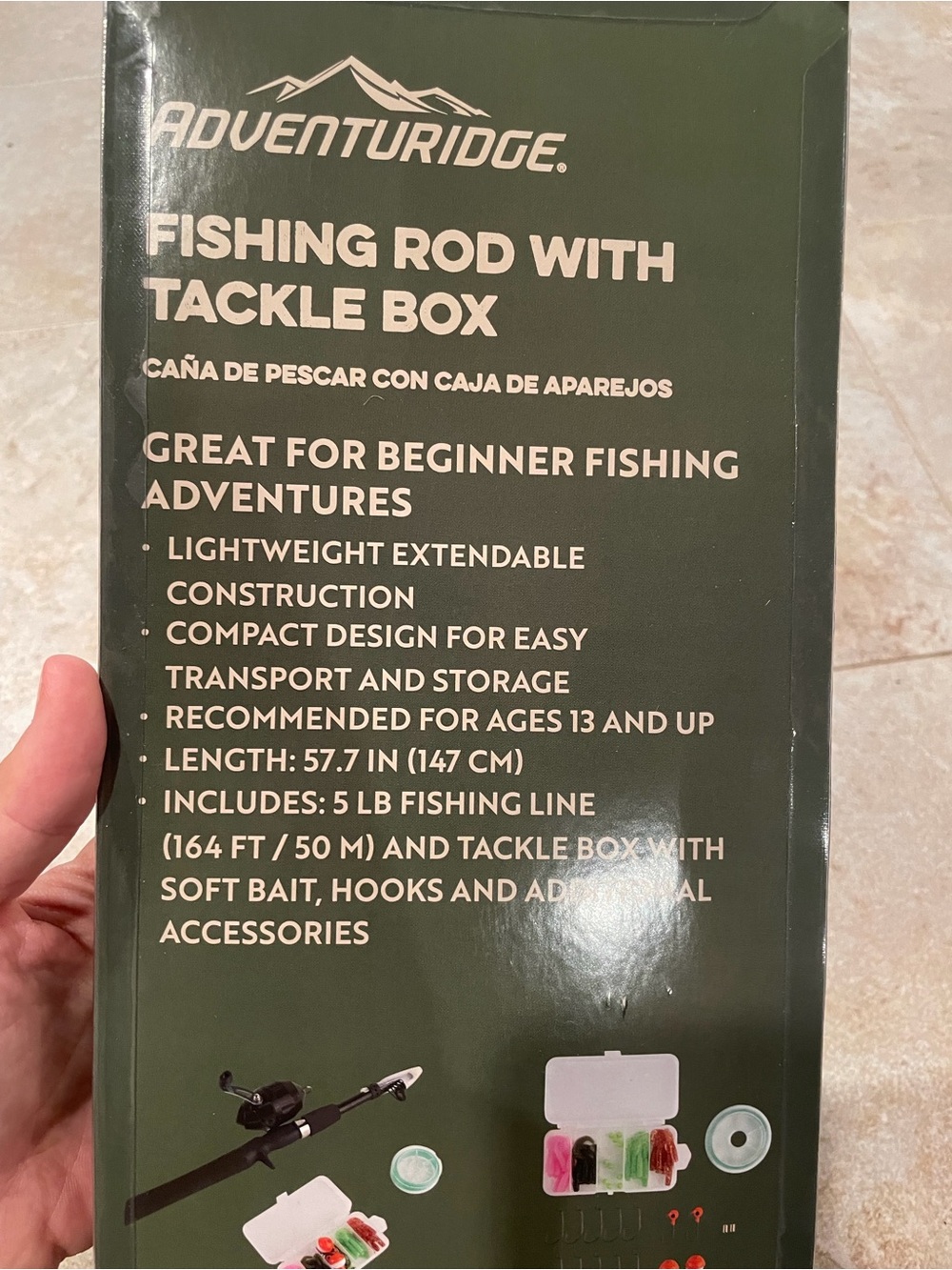 NIB FISHING ROD WITH
TACKLE BOX - Picture 6 of 6